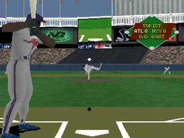 VR Baseball 97 (US) screen shot game playing